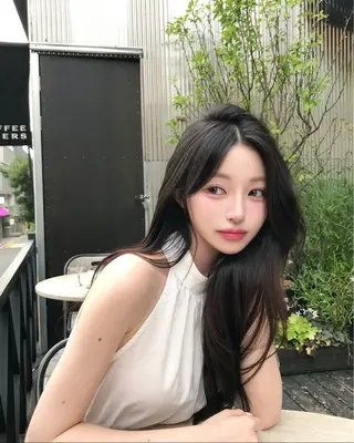 ロング カラー パーマ ヘアアレンジ メンズ 上品＆韓国風 🥀海心🥀のヘアスタイル