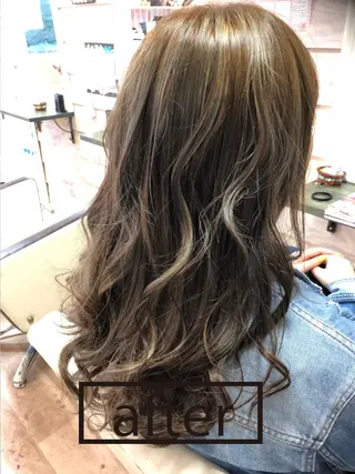 ロング THREEA academy②のヘアスタイル