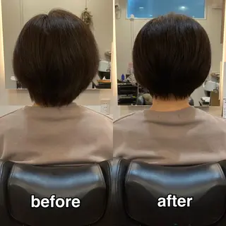 ショート 濱本 浩安のヘアスタイル