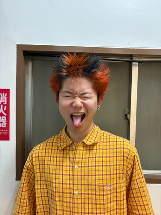 カラー メンズ 池田 陽喜のヘアスタイル