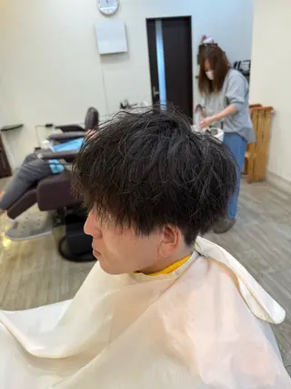 ショート パーマ 永井 天斗のヘアスタイル