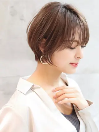 ショート 射場 政治のヘアスタイル
