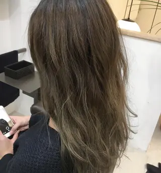 ミディアム YOFAhair芦屋 峰★カラーリストのヘアスタイル