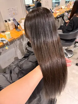 ロング NANAMI🩵 大人可愛い韓国ヘアのヘアスタイル