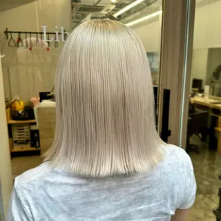 ロング カラー のぐち ゆうき/ ブリーチ デザインのヘアスタイル