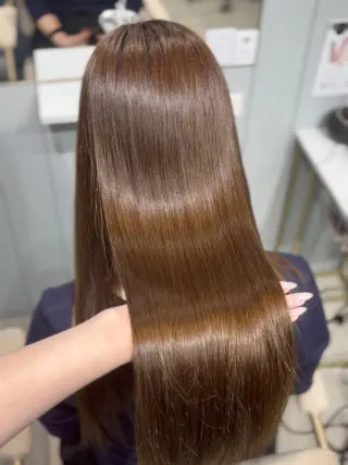 ロング ルシエル縮毛矯正 髪質改善/ayamiのヘアスタイル