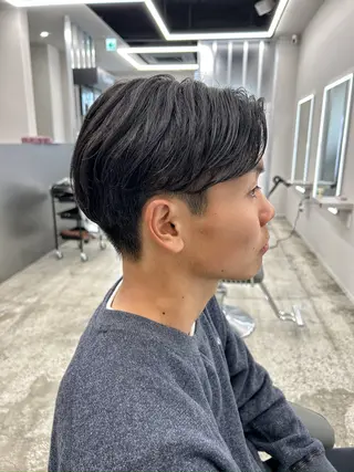 パーマ メンズ 梶田 伸篤のヘアスタイル