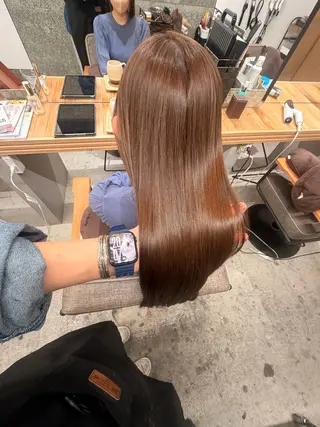 ロング 髪質改善 カラーJILLのヘアスタイル