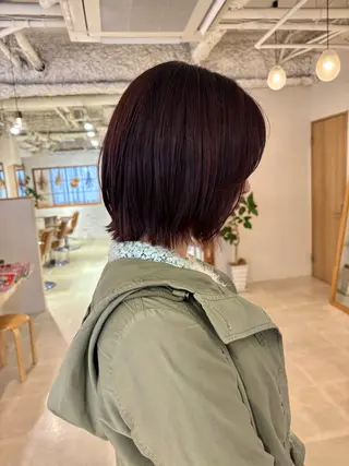 ミディアム カラー 大西 杏依のヘアスタイル