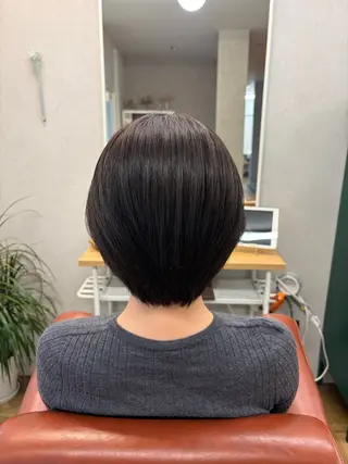 ショート 髪質改善×韓国風/小 顔レイヤー/早瀬櫻子のヘアスタイル