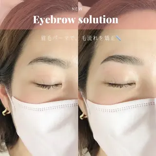 ショート カラー パーマ ヘアアレンジ メンズ キッズ ネイル マツエク・マツパ アイブロウ アイブロウサロン muni 福島区野田の眉毛・アイブロウイメージ