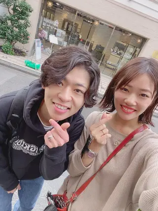 ショート カラー パーマ ヘアアレンジ メンズ ちこ .のヘアスタイル