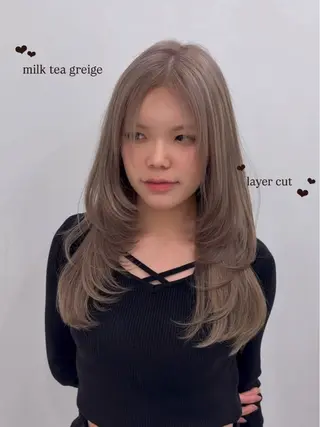 ロング カラー Nanami little 渋谷のヘアスタイル