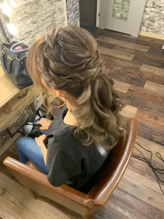 ヘアアレンジ hair make Lucciのヘアスタイル