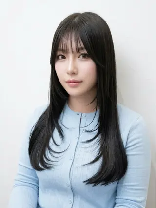 ロング 椋 愛穂のヘアスタイル