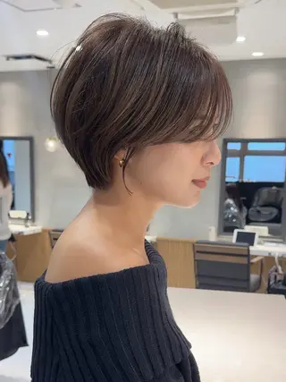 ショート 石川直樹 似合わせカット✨のヘアスタイル