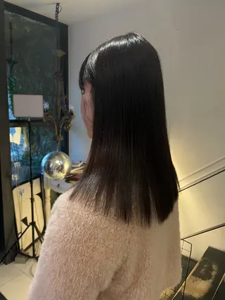 セミロング カラー 太田 妃香/岡崎美容室のヘアスタイル