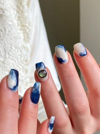 ネイル 草加ニュアンスネイル 🌚hersのネイルデザイン