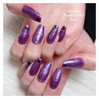 ミディアム ネイル 🐾enen style 🐾のネイルデザイン