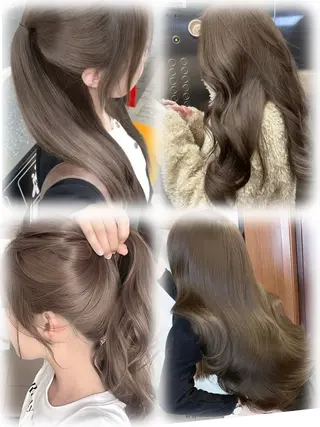 ロング 大阿久 華恋のヘアスタイル