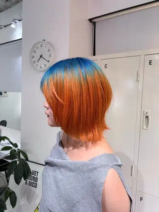 カラー 🧤高明度ハイトーン 🧤莉音のヘアスタイル