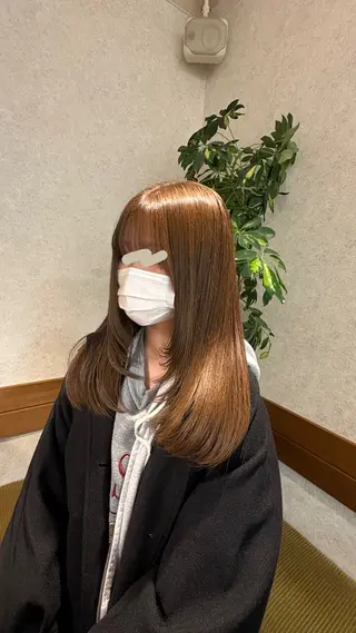 カラー 阿部 叶夢のヘアスタイル