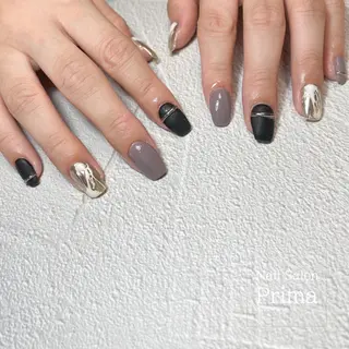 セミロング ネイル SalonPrima 西院Nail&Eyeのネイルデザイン