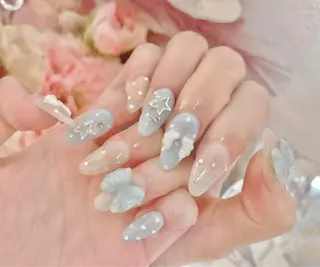 ネイル 渋谷T&B りお ロング無制限中💫のネイルデザイン