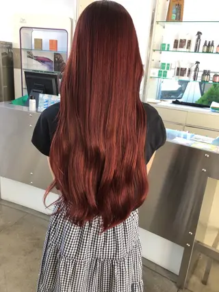 ロング カラー レイヤー/透明感 カラー　いくらまゆのヘアスタイル