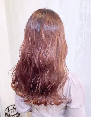 セミロング カラー パーマ メンズ TELA HAIR 副代表 岡田のヘアスタイル