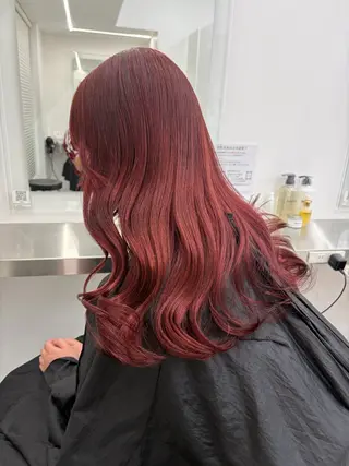 ロング 🍒韓国y2k暖色 NO.1🍒REAのヘアスタイル
