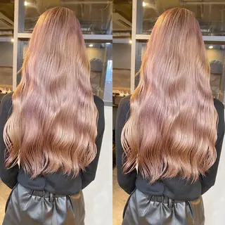 ロング カラー yoriダブルカラー 代表すがわらのヘアスタイル