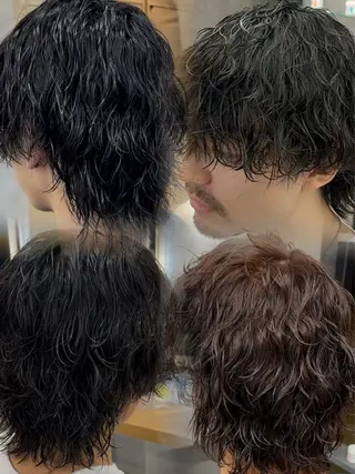 カラー パーマ メンズ 札幌メンズ指名 No. 1/光👑のヘアスタイル