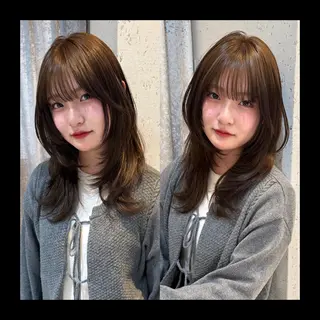 セミロング カラー mai / linoah˚✧のヘアスタイル
