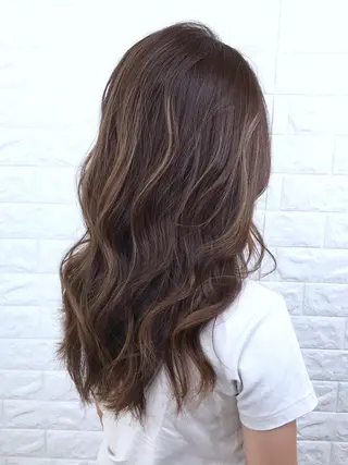ロング カラー 髪質改善縮毛矯正 美容師✂️山崎竜二のヘアスタイル