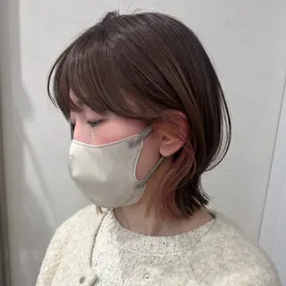 ショート 透明感🍨レイヤー ヘアセット/miyuのヘアスタイル