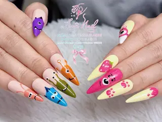 ロング Linanail Nambaのマツエク・マツパデザイン
