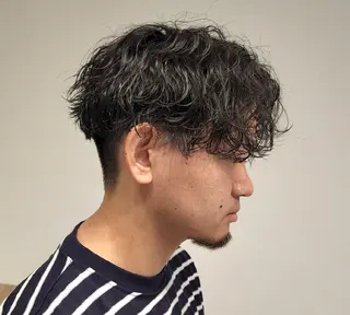 ショート パーマ メンズ 【イケメン風パーマ】 SHOFYのヘアスタイル