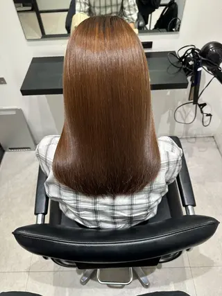 ロング 縮毛矯正/髪質改善 コヤマのヘアスタイル