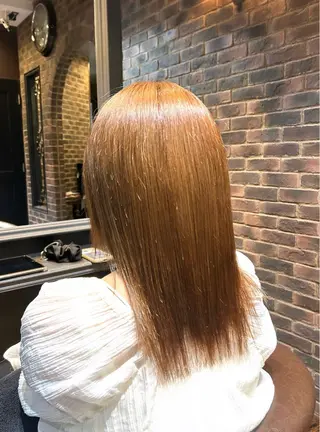 ミディアム カラー ヘアアレンジ 梅木李奈🕊️ レイヤー透明感カラーのヘアスタイル