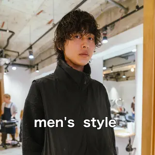 パーマ メンズ 曲がる縮毛矯正 バレイヤージュ森田のヘアスタイル