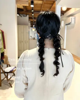 ロング ヘアアレンジ お呼ばれセット🕊️ 高円寺/太田和のヘアスタイル