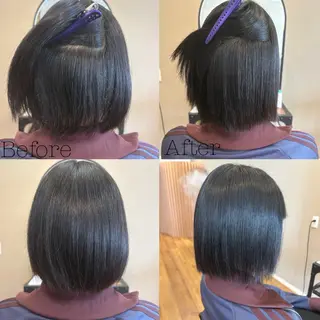 ミディアム 横 田のヘアスタイル