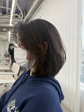 ミディアム カラー 大阪梅田/ イマムラミヅキのヘアスタイル
