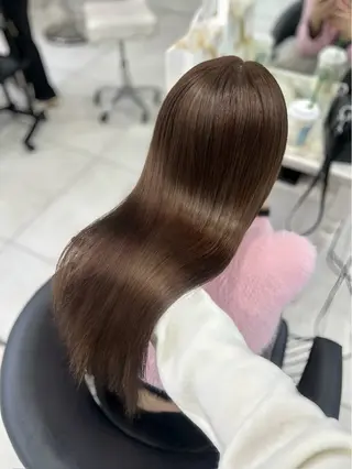 ロング パーマ 艶髪／ブリーチ🌟 銀座/HARUKAのヘアスタイル