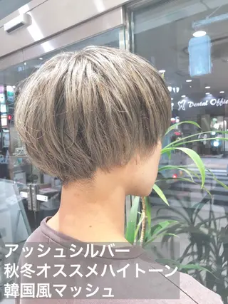 ミディアム カラー ヘアアレンジ メンズ メンズパーマ特化/ メッシュ/薫/店長のヘアスタイル