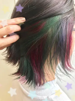 ミディアム カラー 新宿駅近♡個室 ♡関口三都季🌜のヘアスタイル