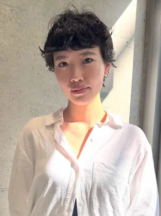 ショート パーマ ケアパーマ/レイヤー / 丸山渉のヘアスタイル