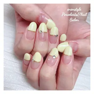 ミディアム ネイル 🐾enen style 🐾のネイルデザイン