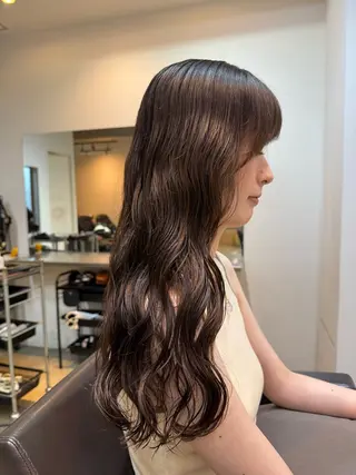 ロング 【表参道】似合わせ パーマ/神野　楓のヘアスタイル